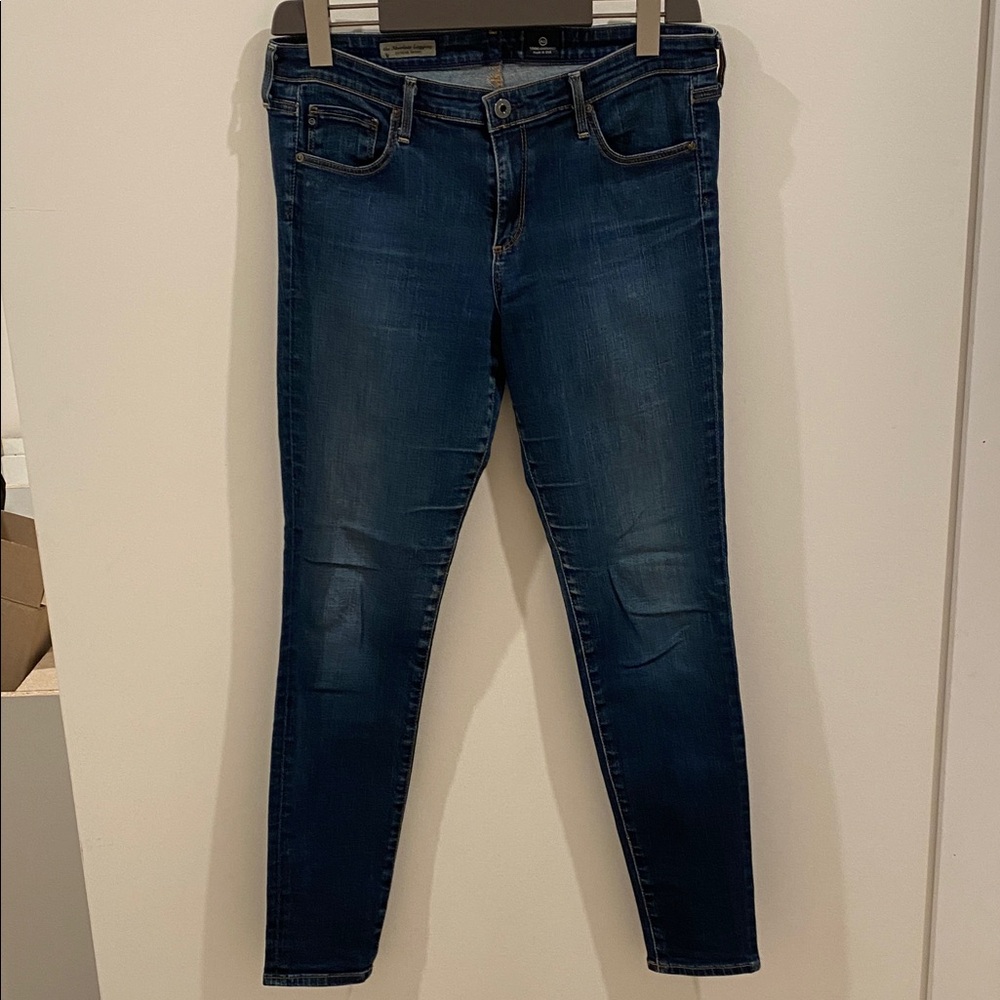 AG Adriano Goldschmied the Absolute Legging Dark Blue extreme Skinny Jeans